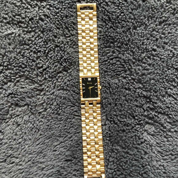 Jewelry - Gold BOLVA watch with diamond.